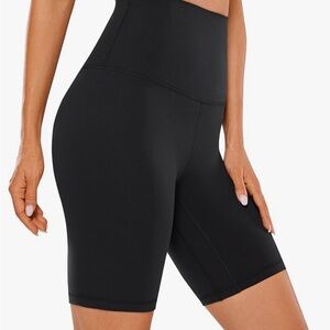 CRZ YOGA Women's Black Bike Shorts
